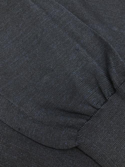 SLOANE（スローン）SLOANE (スローン) 18G天竺シルククルーネックニット ネイビー サイズ:3の古着・服飾アイテム