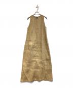 IENAイエナ）の古着「COTTON-KAPOKマキシワンピース」｜ベージュ