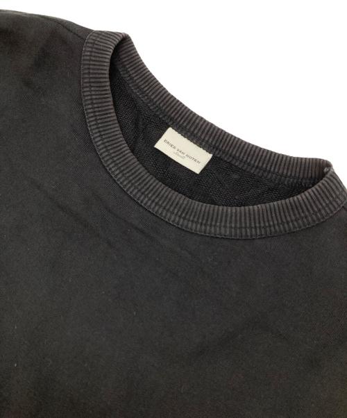 DRIES VAN NOTEN（ドリスヴァンノッテン）DRIES VAN NOTEN (ドリスヴァンノッテン) クルーネックスウェット ブラック サイズ:Sの古着・服飾アイテム