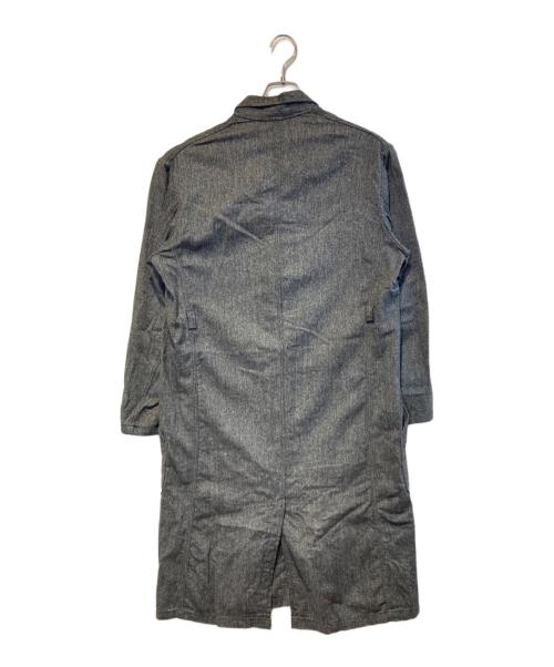 LESOTEX（レオテックス）LESOTEX (レオテックス) ［古着］ブラックシャンブレーアトリエコート ブラック サイズ:16の古着・服飾アイテム