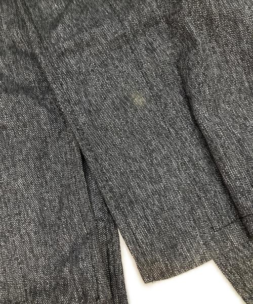 LESOTEX（レオテックス）LESOTEX (レオテックス) ［古着］ブラックシャンブレーアトリエコート ブラック サイズ:16の古着・服飾アイテム