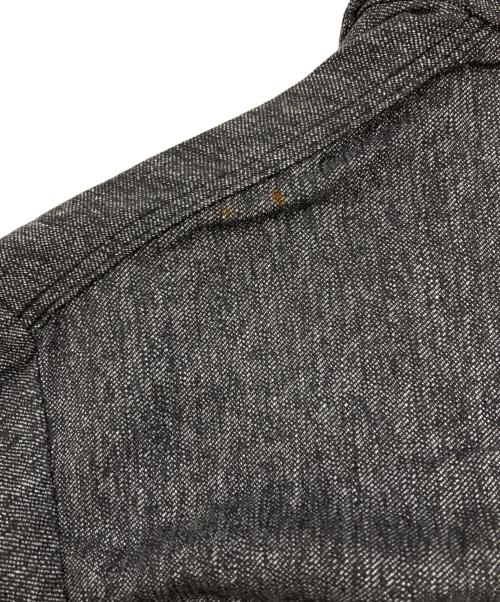 LESOTEX（レオテックス）LESOTEX (レオテックス) ［古着］ブラックシャンブレーアトリエコート ブラック サイズ:16の古着・服飾アイテム