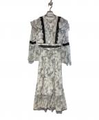 riuリウ）の古着「Toile de Jouy dress」｜ホワイト