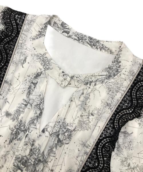 riu（リウ）riu (リウ) Toile de Jouy dress ホワイト サイズ:FREEの古着・服飾アイテム