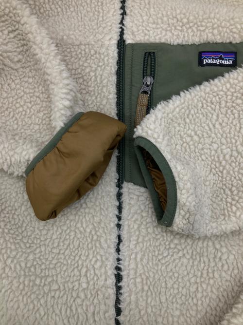 Patagonia（パタゴニア）Patagonia (パタゴニア) Kid's Retro-X Fleece Jacket ベージュ サイズ:XXL(キッズ展開サイズ)の古着・服飾アイテム