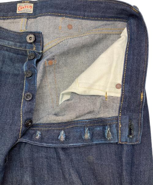 CANTON OVERALLS（キャントンオーバーオールズ）CANTON OVERALLS (キャントンオーバーオールズ) DENIM TROUSERS インディゴ サイズ:32の古着・服飾アイテム