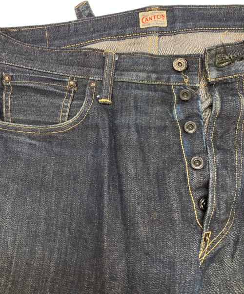 CANTON OVERALLS（キャントンオーバーオールズ）CANTON OVERALLS (キャントンオーバーオールズ) DENIM TROUSERS インディゴ サイズ:32の古着・服飾アイテム