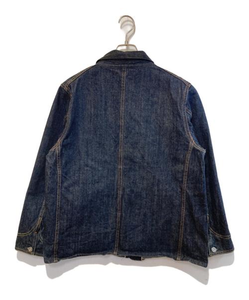 CANTON OVERALLS（キャントンオーバーオールズ）CANTON OVERALLS (キャントンオーバーオールズ) DENIM COVERALL JACKET インディゴ サイズ:38の古着・服飾アイテム