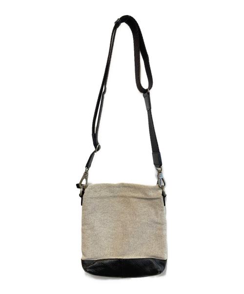 BURBERRY BLACK LABEL（バーバリーブラックレーベル）BURBERRY BLACK LABEL (バーバリーブラックレーベル) ショルダーバッグ ベージュ×ブラックの古着・服飾アイテム