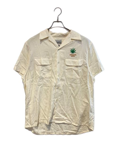 WACKO MARIA（ワコマリア）WACKO MARIA (ワコマリア) BUDS POOL (バッズプール) 50's shirt アイボリー サイズ:Lの古着・服飾アイテム
