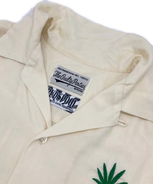 WACKO MARIA（ワコマリア）WACKO MARIA (ワコマリア) BUDS POOL (バッズプール) 50's shirt アイボリー サイズ:Lの古着・服飾アイテム