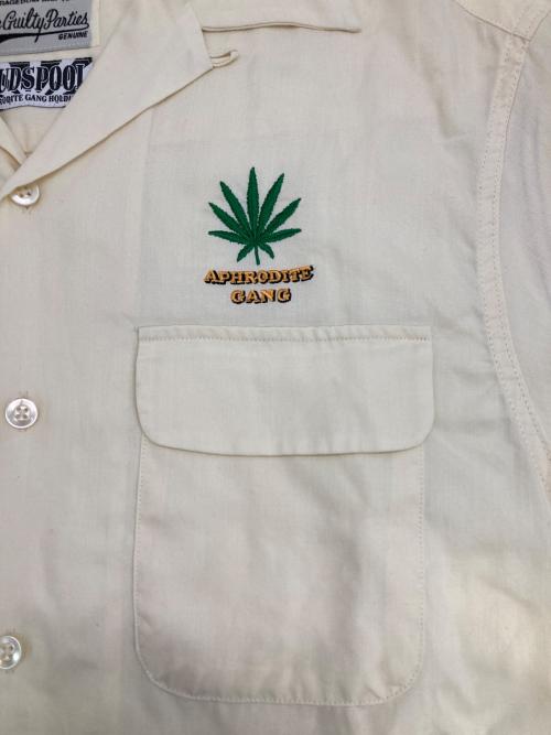 WACKO MARIA（ワコマリア）WACKO MARIA (ワコマリア) BUDS POOL (バッズプール) 50's shirt アイボリー サイズ:Lの古着・服飾アイテム