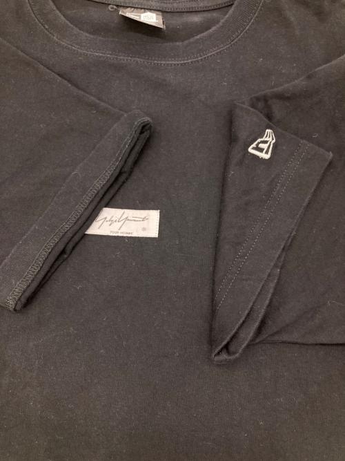 New Era（ニューエラ）New Era (ニューエラ) Yohji Yamamoto pour homme (ヨウジヤマモト プールオム) logo tee ブラック サイズ:4」の古着・服飾アイテム