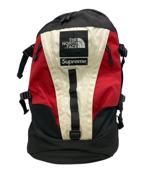 THE NORTH FACE（ザ ノース フェイス）THE NORTH FACE (ザ ノース フェイス) SUPREME (シュプリーム) Expedition Backpack ブラック×レッドの古着・服飾アイテム