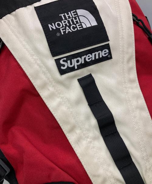 THE NORTH FACE（ザ ノース フェイス）THE NORTH FACE (ザ ノース フェイス) SUPREME (シュプリーム) Expedition Backpack ブラック×レッドの古着・服飾アイテム