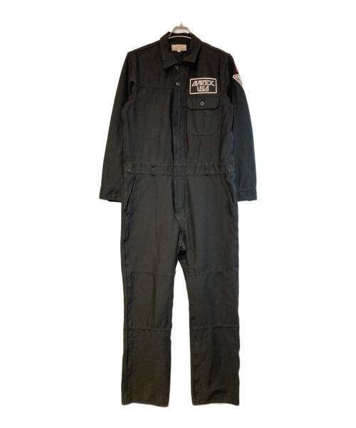 AVIREX（アヴィレックス）AVIREX (アヴィレックス) オールインワン ブラック サイズ:Mの古着・服飾アイテム