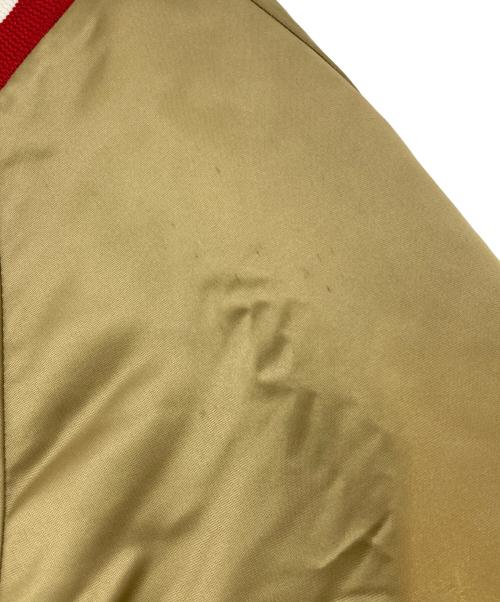 LOCKER LINE（ロッカーライン）LOCKER LINE (ロッカーライン) ［古着］スタジャン ベージュ サイズ:Lの古着・服飾アイテム