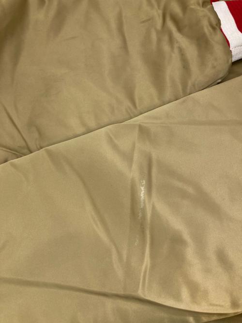 LOCKER LINE（ロッカーライン）LOCKER LINE (ロッカーライン) ［古着］スタジャン ベージュ サイズ:Lの古着・服飾アイテム