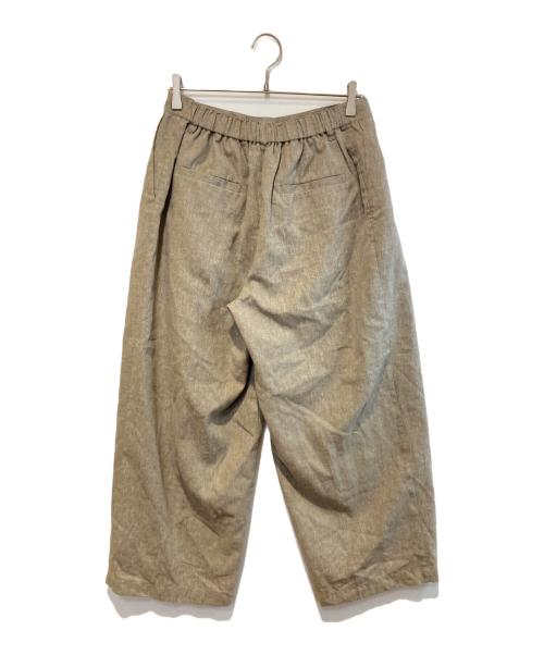 Natural by clip（ナチュラル バイ クリップ）Natural by clip (ナチュラル バイ クリップ) フレアミドルジャケット×ワイドストレートパンツ ベージュ サイズ:Free 未使用品の古着・服飾アイテム