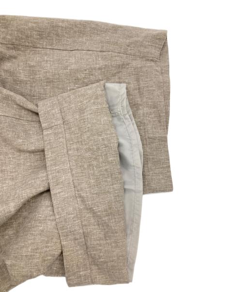 Natural by clip（ナチュラル バイ クリップ）Natural by clip (ナチュラル バイ クリップ) フレアミドルジャケット×ワイドストレートパンツ ベージュ サイズ:Free 未使用品の古着・服飾アイテム