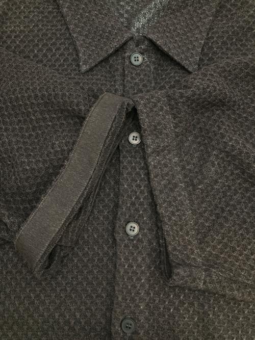 H BEAUTY&YOUTH（エイチ ビューティー&ユース）H BEAUTY&YOUTH (エイチ ビューティー&ユース) ヘンプリンクスニットシャツ ブラウン サイズ:Sの古着・服飾アイテム