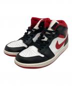 NIKEナイキ）の古着「Air Jordan 1 Mid」｜ホワイト×レッド