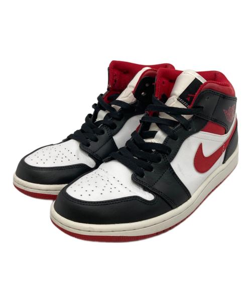 NIKE（ナイキ）NIKE (ナイキ) Air Jordan 1 Mid ホワイト×レッド サイズ:US7.5の古着・服飾アイテム