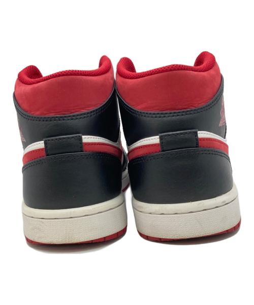 NIKE（ナイキ）NIKE (ナイキ) Air Jordan 1 Mid ホワイト×レッド サイズ:US7.5の古着・服飾アイテム