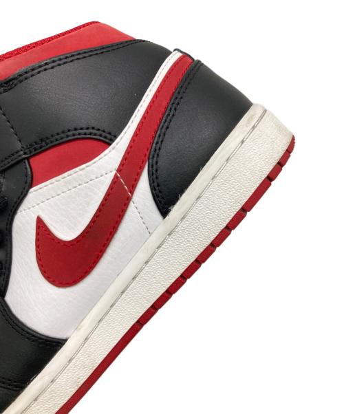 NIKE（ナイキ）NIKE (ナイキ) Air Jordan 1 Mid ホワイト×レッド サイズ:US7.5の古着・服飾アイテム