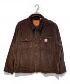 LEVI'Sリーバイス）の古着「WORKWEAR SUNRISEトラッカージャケット」｜ブラウン
