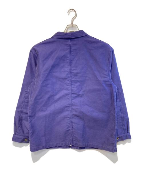 le travailleur gallice（ル・トラヴァイユール・ガリス）le travailleur gallice (ル・トラヴァイユール・ガリス) Moleskin Work Jacket ネイビー サイズ:6の古着・服飾アイテム