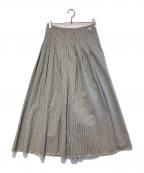 journal standard luxeジャーナルスタンダード ラックス）の古着「JANUARYスカート」｜ホワイト×ブラック