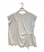 mina perhonenミナ ペルホネン）の古着「jollyカットソートップス」｜ベージュ