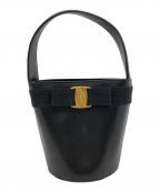 Ferragamoフェラガモ）の古着「ハンドバッグ」｜ブラック