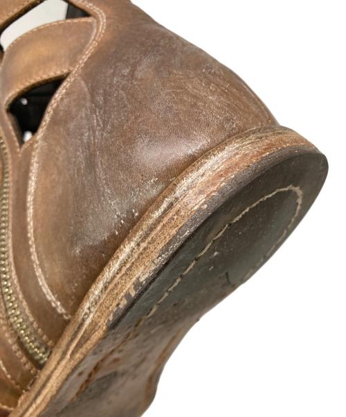 MIHARA YASUHIRO（ミハラヤスヒロ）MIHARA YASUHIRO (ミハラヤスヒロ) レザーサンダル ブラウン サイズ:26の古着・服飾アイテム