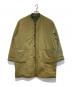 ARMY TWILL（アーミーツイル）の古着「ノーカラーミリタリーリバーシブルコート」｜オリーブ