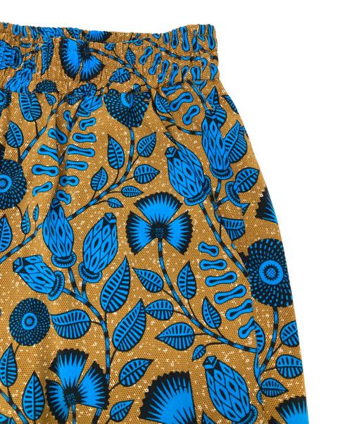 JOURNAL STANDARD relume（ジャーナルスタンダード レリューム）JOURNAL STANDARD relume (ジャーナルスタンダード レリューム) アフリカンフラワープリントパンツ ブラウン×ブルー サイズ:FREEの古着・服飾アイテム