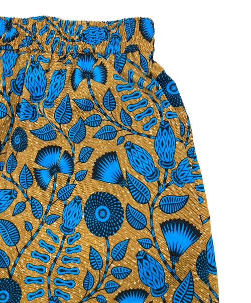 JOURNAL STANDARD relume（ジャーナルスタンダード レリューム）JOURNAL STANDARD relume (ジャーナルスタンダード レリューム) アフリカンフラワープリントパンツ ブラウン×ブルー サイズ:FREEの古着・服飾アイテム