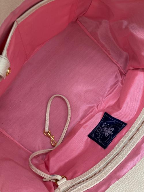 A.D.M.J.（エーディーエムジェイ）A.D.M.J. (エーディーエムジェイ) トートバッグ ネイビーの古着・服飾アイテム