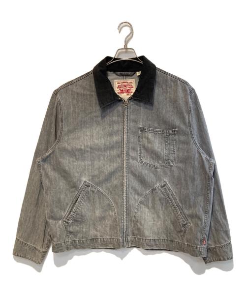 LEVI'S PReMIUM（リーバイス プレミアム）LEVI'S PReMIUM (リーバイスプレミアム) フルジップメカニック トラッカージャケット ブラック サイズ:XLの古着・服飾アイテム