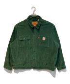 LEVI'Sリーバイス）の古着「WORKWEAR SUNRISE トラッカージャケット」｜グリーン