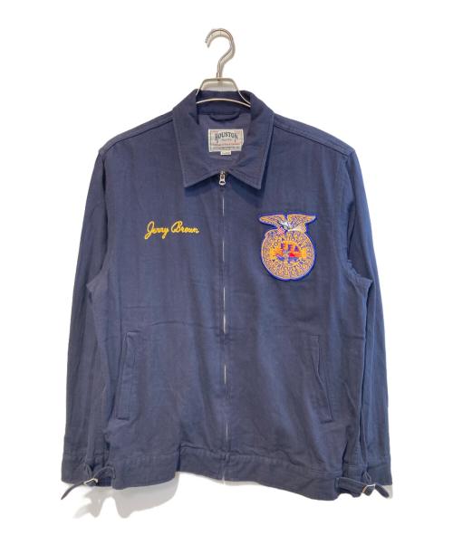 HOUSTON（ヒューストン）HOUSTON (ヒューストン) FFA ファーマーズジャケット ネイビー サイズ:XXLの古着・服飾アイテム