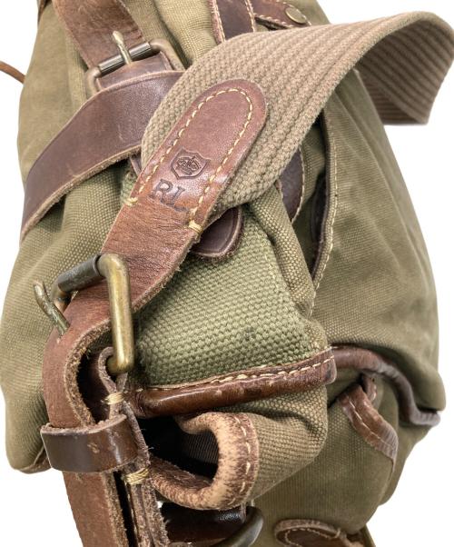 RALPH LAUREN（ラルフローレン）RALPH LAUREN (ラルフローレン) ミリタリーメッセンジャーバッグ カーキの古着・服飾アイテム