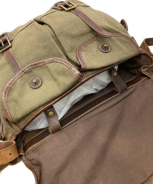 RALPH LAUREN（ラルフローレン）RALPH LAUREN (ラルフローレン) ミリタリーメッセンジャーバッグ カーキの古着・服飾アイテム