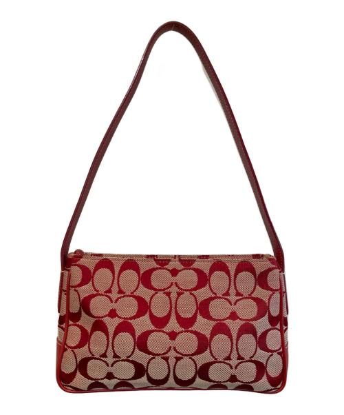 COACH（コーチ）COACH (コーチ) ワンショルダーバッグ レッドの古着・服飾アイテム