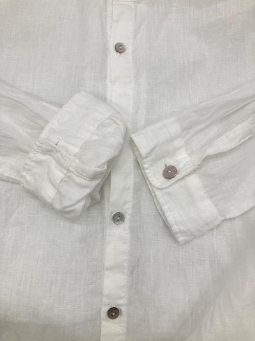 Pal'las Palace（パラスパレス）Pal'las Palace (パラスパレス) リネンシャツワンピース ホワイトの古着・服飾アイテム