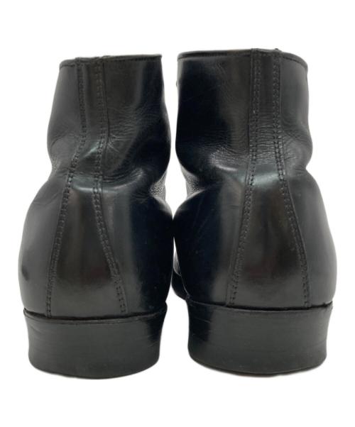 Sears（シアーズ）Sears (シアーズ) レザーキャップトゥブーツ ブラック サイズ:8 1/2の古着・服飾アイテム