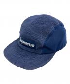 SUPREMEシュプリーム）の古着「Terry Mesh Side Panel Camp Cap」｜ネイビー