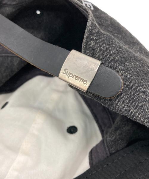 SUPREME（シュプリーム）SUPREME (シュプリーム) Pigment S Logo 6 Panel Cap ブラックの古着・服飾アイテム