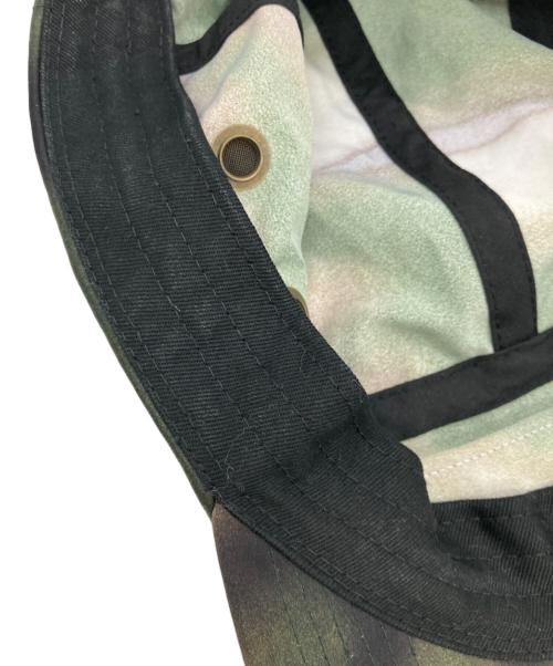 SUPREME（シュプリーム）SUPREME (シュプリーム) Washed Satin Camo Camp Cap グリーンの古着・服飾アイテム